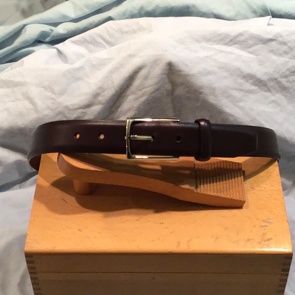 Nordstrom made in the USA burgundy leather belt